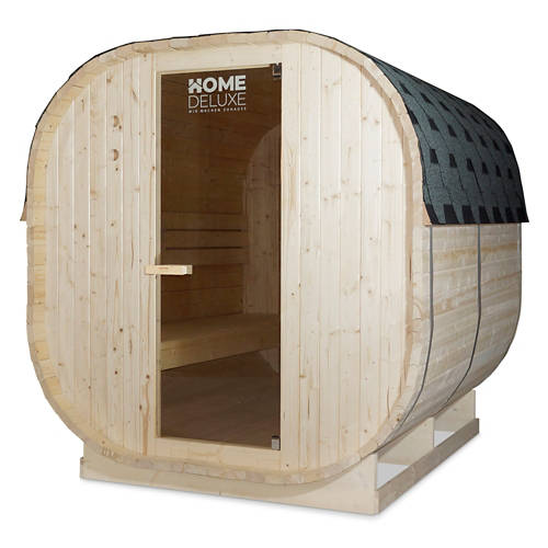 Rechte Seite 2, Outdoor Sauna CUBE XL