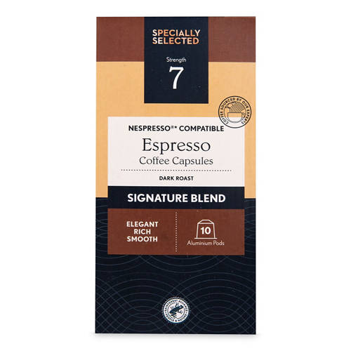 Signature Blend Dark Roast Espresso Coffee Capsules 10 Pack