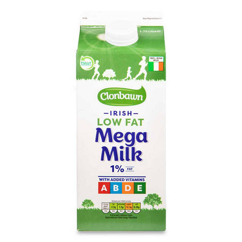 Low Fat Mega Milk 1.75l