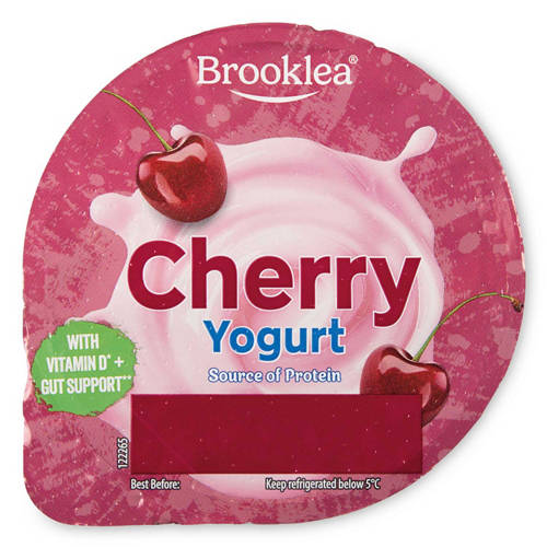 Front shot 2, Low Fat Cherry Fruit Yogurt