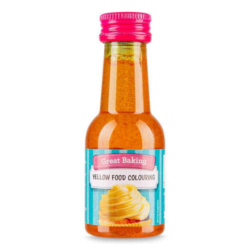Yellow Great Baking Food Colouring