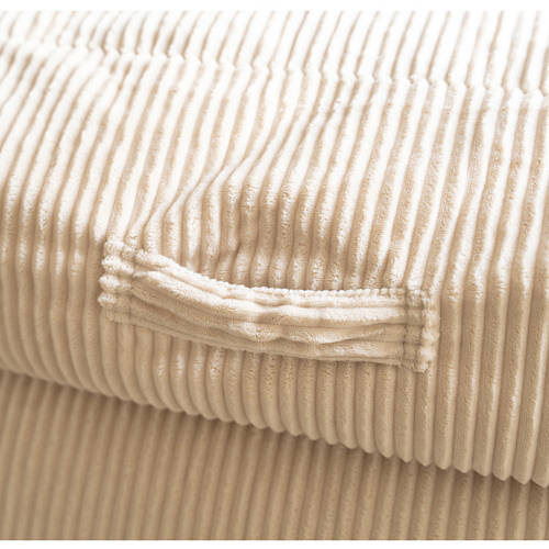 Details 4, Sitzsack COZY inkl. Hocker, beige