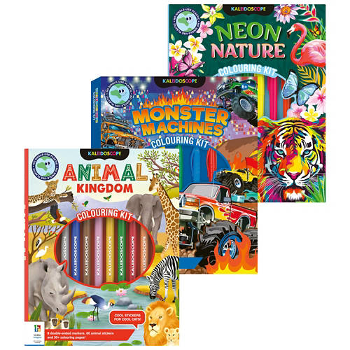 Groupe 1, Livre de coloriage Kaléidoscope, licornes