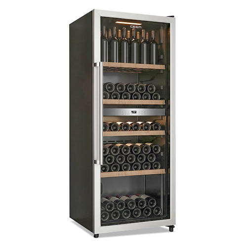 Vorderansicht 2, Weintemperierschrank