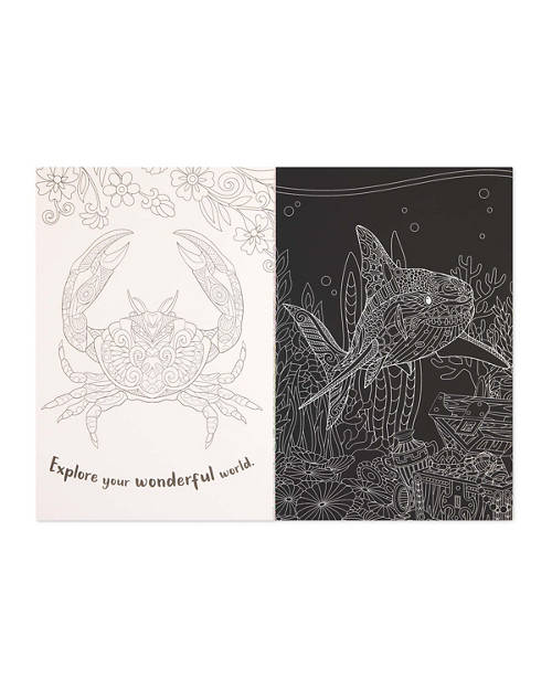 Details 1, Scratch/Foil Art