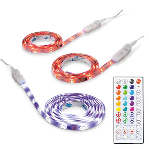 Gruppe 1, LED-Streifen-Bewegungsmelder, 3 m, Weiss