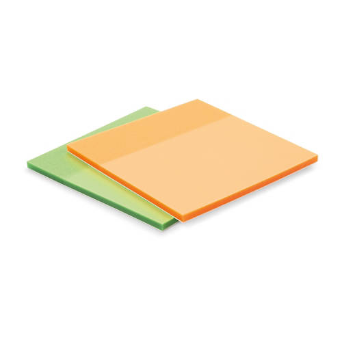 Vista frontale 1, Foglietti adesivi, trasparente, 2 colori 2 pezzi