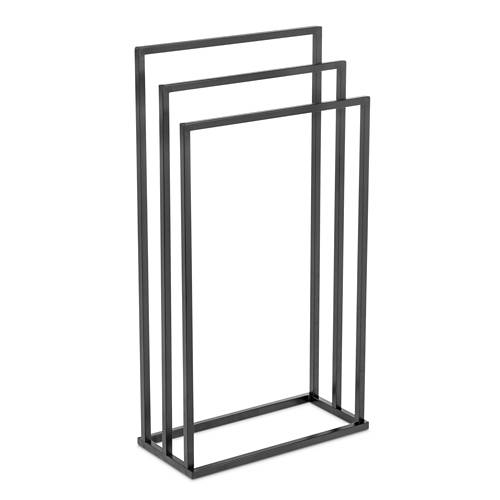 Vista frontale 1, Assortimento di portasciugamani in metallo, a pavimento