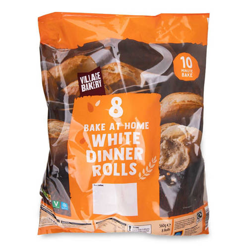 Bake at Home White Dinner Rolls 8 Pack