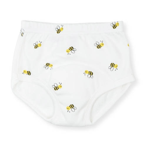 Détails 2, Sous-vêtements d'apprentissage pour bébés, marron, motif abeilles