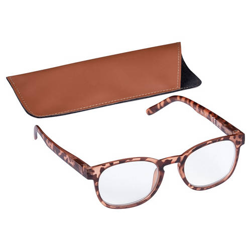 Vorderansicht 1, Premium-Lesebrille, Blaulichtfilter, Karamell, 2