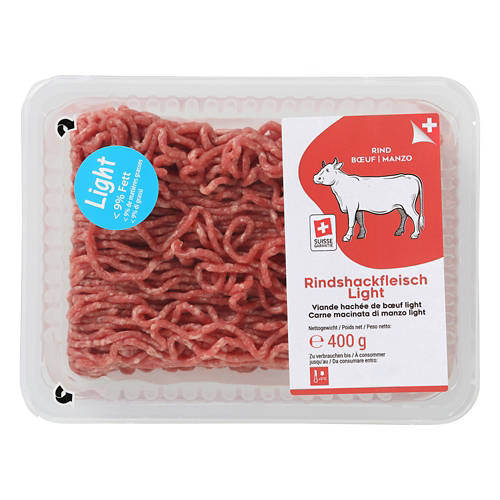 Vista frontale 2, Carne macinata di manzo, light