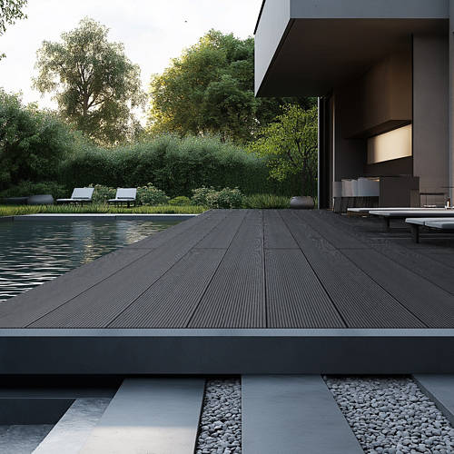 Lifestyle 4, Terrassendielen SAMANA hellgrau 10m²