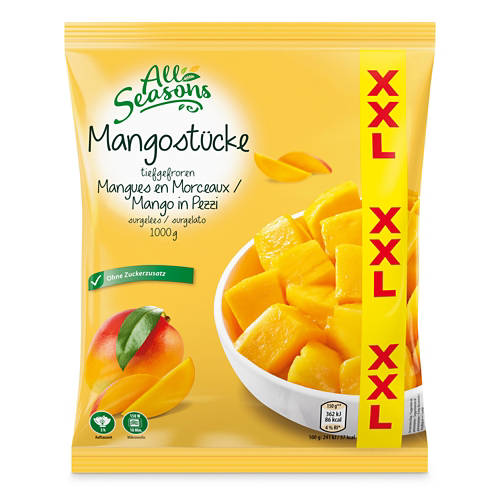 zamrznjeno sadje xxl, mango