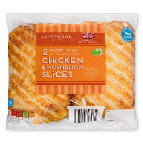 Chicken & Mushroom Slices 2 Pack