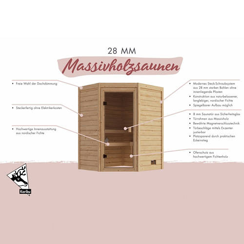 Details 4, Sauna mit Eckeinstieg