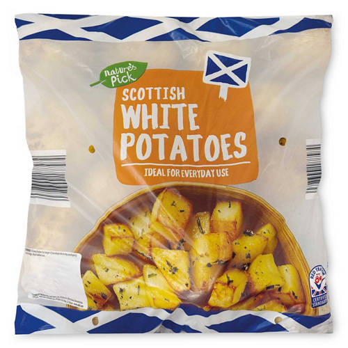 Front shot 2, British  White Potatoes