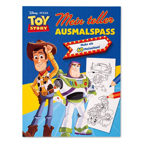Vista frontale 1, Libri di attività e da leggere ad alta voce, album da colorare Toy Story