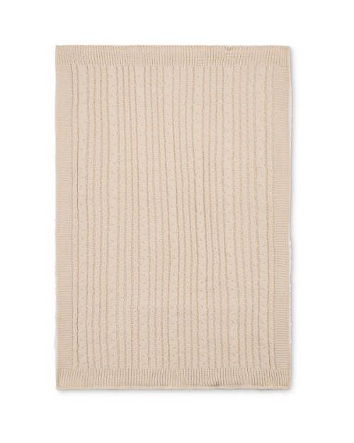 Front shot 2, Cable Knit Baby Blanket