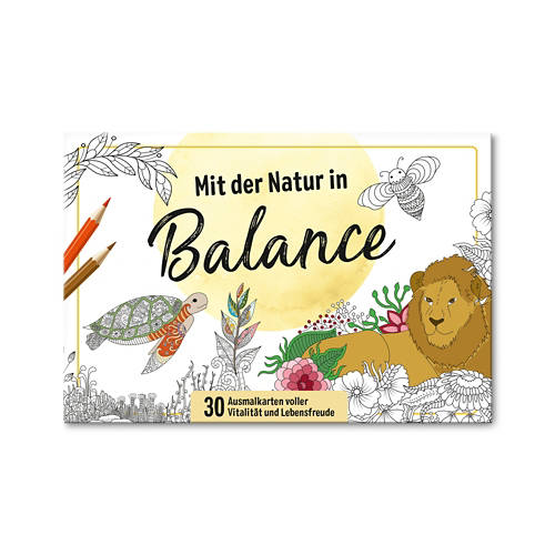 Vue de face 1, Cartes à colorier, nature