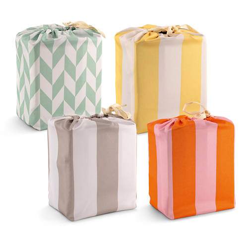 Groupe 1, Pouf gonflable, rayures grèges