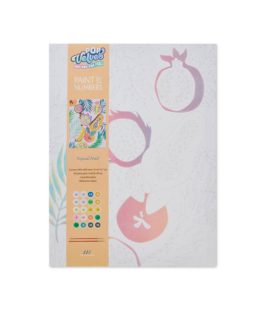 Details 1, Velvet Paint by Numbers