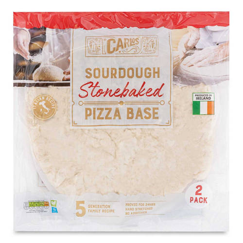 Twin Pack Sourdough Pizza Base