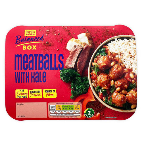 Meatballs Balanced Frozen Meal