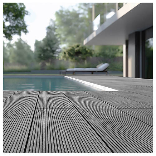 Lifestyle 1, Terrassendielen SAMANA hellgrau 10m²