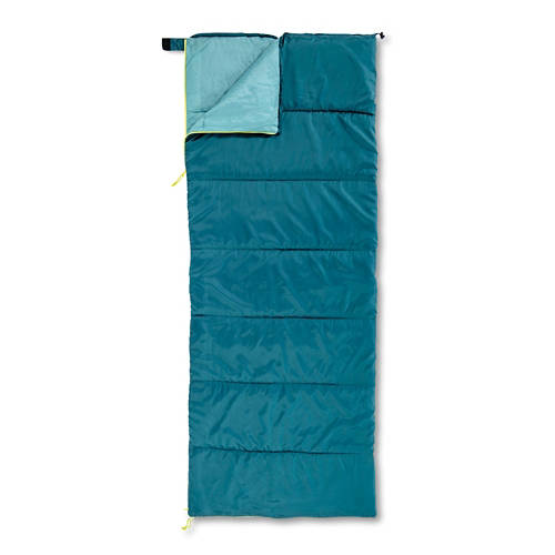 Détails 1, Sac de couchage léger, Mu droite, bleu