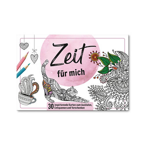 Vue de face 1, Cartes à colorier, coloriage temps