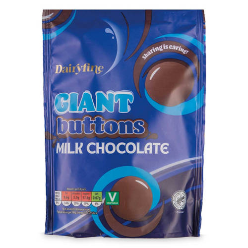 Dairyfine Milk Chocolate Buttons