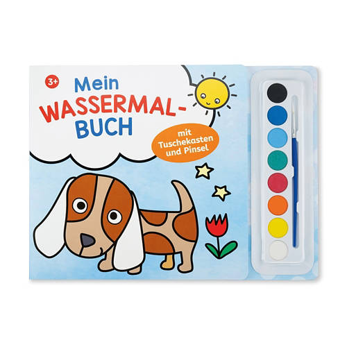 Vista frontale 1, Libro creativo per bambini, il mio libro per colori ad acqua