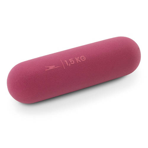 Vista frontale 1, Pesi per pilates, set di bilancieri, colore bacca