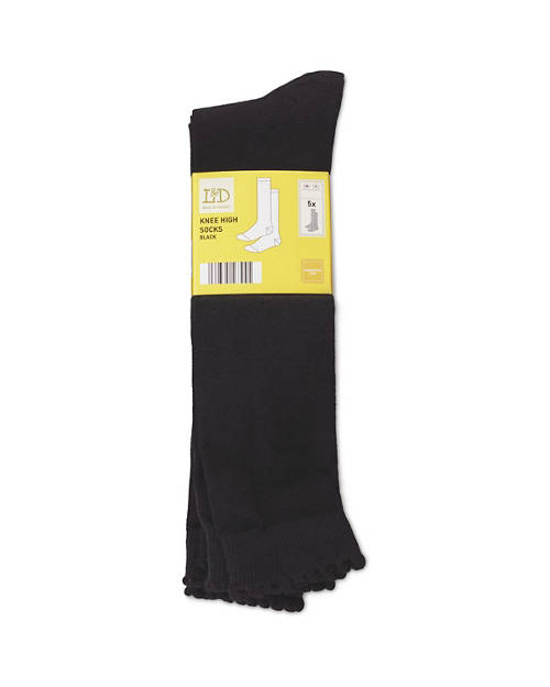 Front shot 2, Knee High Socks 5 Pack