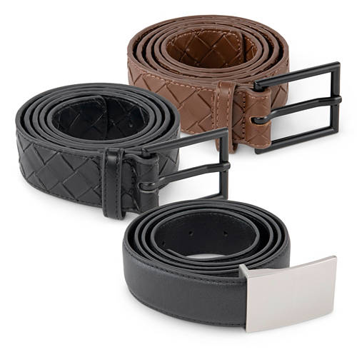 Groupe 1, Ceinture en cuir, noir, 105cm