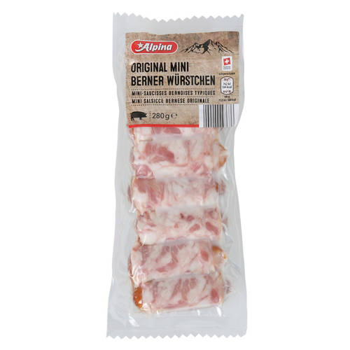 Vue de face 2, Saucisse bernoises, mini