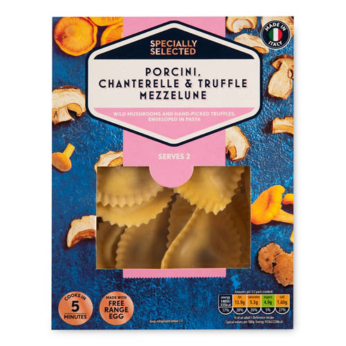 Porcini, Chanterelle & Truffle Mezzelune