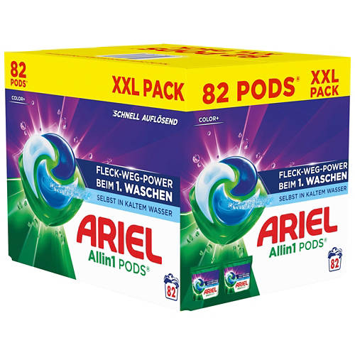 Vorderansicht 1, Ariel Waschmittel Pods all in one, Color