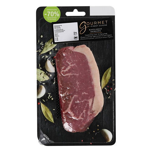 Vue de face 2, Entrecôte de bœuf Black Angus