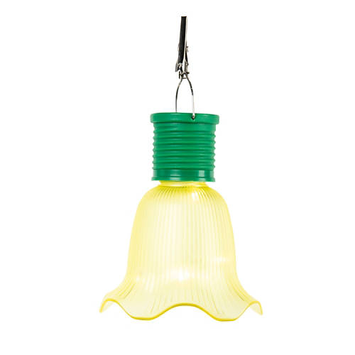 Vista frontale 1, Assortimento primaverile LED solare, luce per fiori, giallo