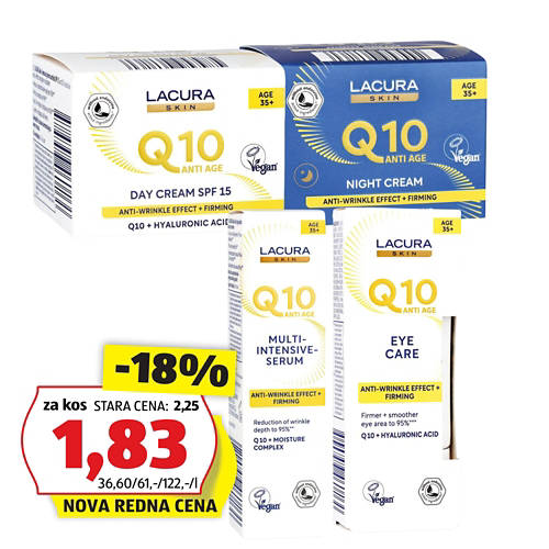 Skupina 1, Nega za obraz Anti Age Q10, dnevna