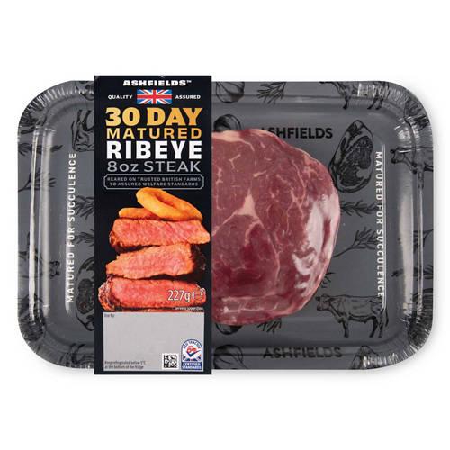 100% British Ribeye Steak 30 Day Matured