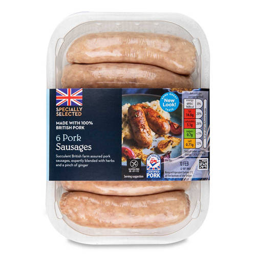 Pork Sausages 6 Pack