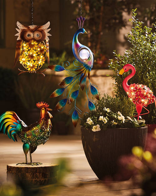 Lifestyle 1, Solar LED Metal Animals