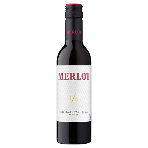 Vorderansicht 1, Rebsorten-Weinsortiment 375 ml, Merlot