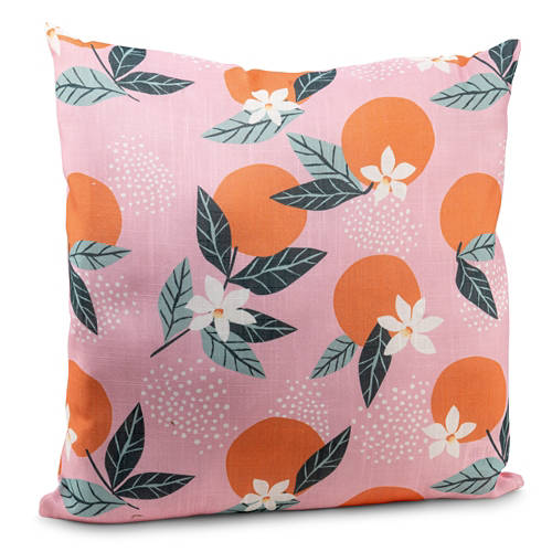 Vue de face 1, Assortiment amusant, orange, coussin