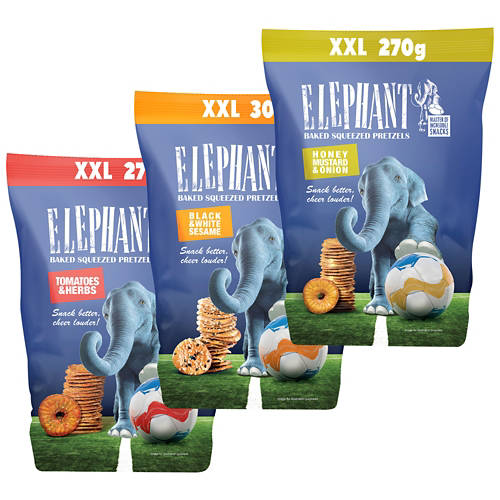 Gruppo 1, Elephant Pretzel XXL, miele-senape-cipolla