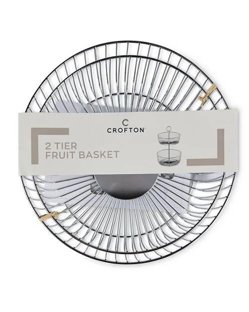 Front shot 2, 2 Tier Fruit Basket
