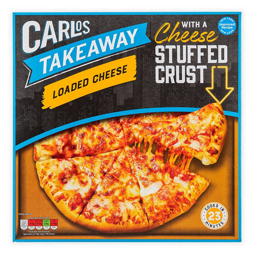 Cheese Feast Stuffed Crust Pizza